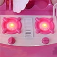 thumbnail image 4 of maskred Set Cooking Table Mini Toy Durable Practical Convenient with Light Sets Cook Play House Kitchen Gadget Kids Home, 4 of 6