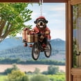 thumbnail image 3 of XWSHYW Adornos Colgantes Adorno Navideño Franquicia Divertido, Adorno de Perros para Árbol de Navidad, Adorno de Colgante para Coche con Perro Francés, Adorno de Perros, Decoración Navideña de Perros, 3 of 5