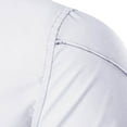 thumbnail image 4 of Camisas Oversize Hombre Camisa de manga larga para hombre Diseño Sense Grid Line Diseño Casual Color sólido (White, XL), 4 of 6