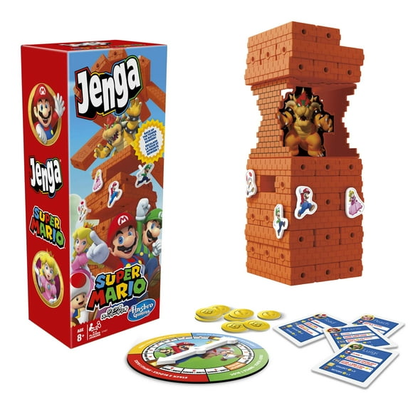 Jenga Game Hasbro Super Mario Edition +8 años