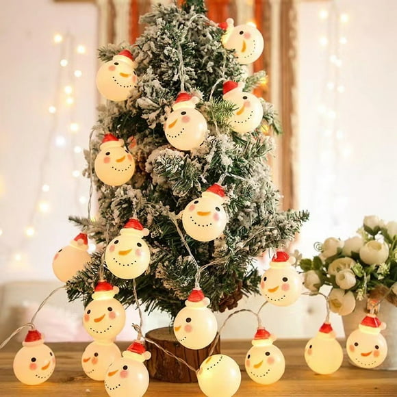 Hongchun Christmas String Lights, Operated LED Christmas Lights for Xmas Tree Indoor Outdoor Holiday Decorations