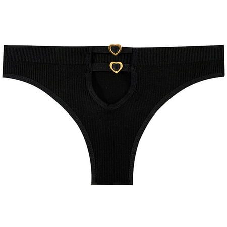 LARUYEKO Women s Triangle Breathable Elastic Exercise Seamless Solid Color Thong Underwear Women Bikini Underwear Mnf82 Women s Briefs plus Size Lace Bikini Panties Women Womens Bikini Underwear
