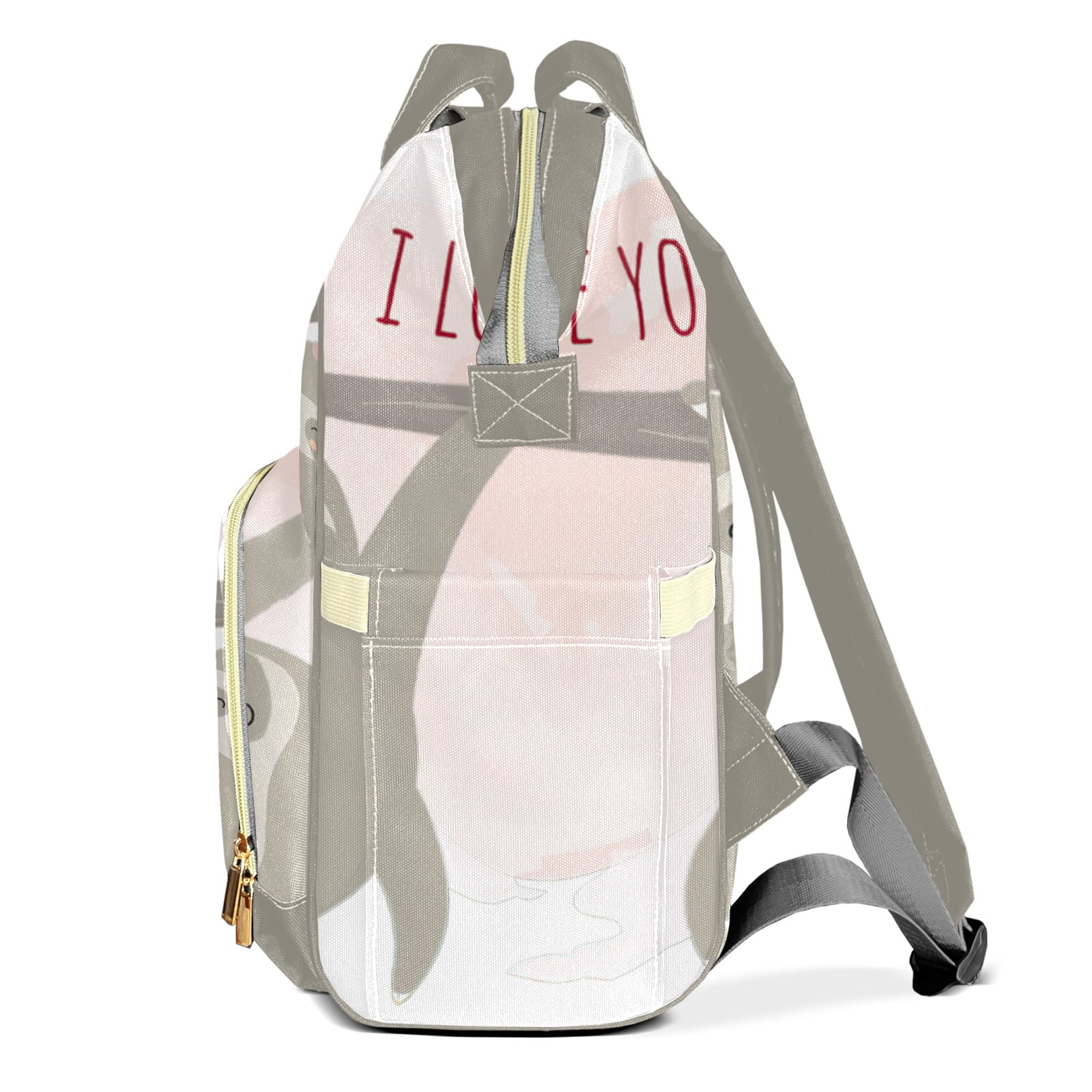 Sloth Diaper Backpack – Large Capacity, Insulated Baby Bottle Pocket, Multifunctional Mommy Bag for Boys & Girls