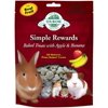 OXBOW Simple Reward Apple Banana Oven Baked Fiber Small Animal Treat 3 oz