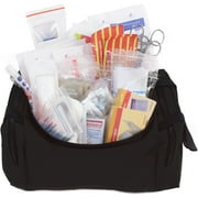 Ever Ready First Aid EMS First Responder Medical Kit, Fully Stocked Trauma First Aid Kit with Gauze Bandage (Black)