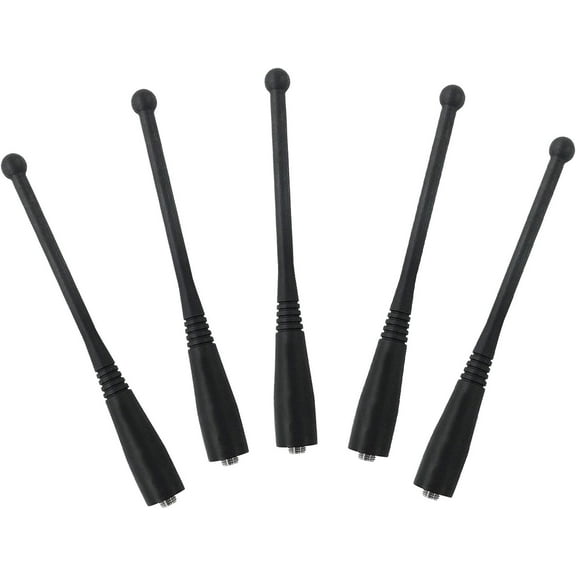 5Pcs NAE6549 UHF 403-520MHz Flexible Whip Antenna Compatible with XTS5000 XTS2500 XTS3000 XTS1500 MT2000 MT1500 MTS2000 HT2000 HT1000 JT1000 Radio