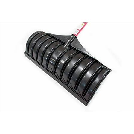 Bully Tools 27″ Poly Snow Pusher with Fiberglass Handle and Poly D-Grip