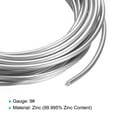 thumbnail image 4 of Uxcell 2 Rolls 99.99% High Purity Zinc Wire 9 Gauge Pure Zinc Wire 3mm Soft Beading Wire (16.4Ft/Roll), 4 of 6
