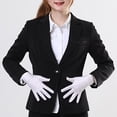 thumbnail image 3 of White Gloves Formal Uniform Gloves for Boys Girls Art Show Party White Gloves Formal Pageant for Etiquette, 3 of 11