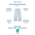thumbnail image 4 of Garanimals Baby & Toddler Girls Fleece Sweatpants, Wide Leg, Sizes 0-6T, 4 of 6