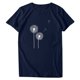 thumbnail image 1 of Blusa de manga corta con cuello redondo y estampado de tallas grandes para mujer OAVQHLG3B Store  lin121212, 1 of 4