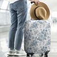 thumbnail image 2 of Pioneer Flower Floral Print Pattern Luggage Cover Fashion Suitcase Cover Baggage Covers Fit 25-28 Inch Luggage (Go Travel), 2 of 5