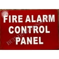 thumbnail image 5 of FIRE ALARM CONTROL PANEL SIGN (7X10,RED,Aluminum) -ref21422, 5 of 5
