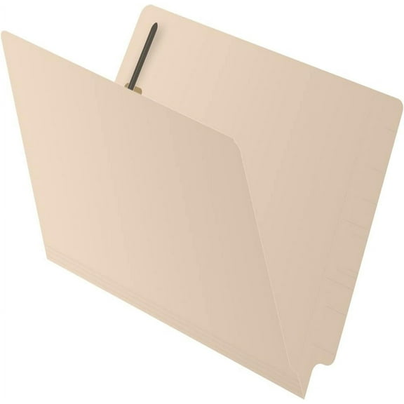 14 pt Manila Folders, Full Cut 2-Ply End Tab, Letter Size, Fastener Pos #1 & #3 (Box of 50)