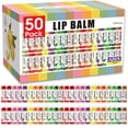 thumbnail image 1 of AZEN Paquete de 50 bálsamo labial natural bálsamo labial a granel producto para el cuidado de los labios bálsamo labial hidratante para labios secos y agrietados, 1 of 9