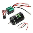 thumbnail image 1 of Motor eléctrico 540 con escobillas y conector T de 65 A ESC de alta torsión, resistente al agua, para coche de escalada RC de 27T., 1 of 14