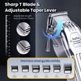 thumbnail image 4 of Kit recortador de pelo AngFan T-Blade de Hair Clippers con cargador, 4 of 7