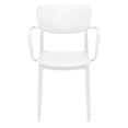 thumbnail image 4 of Compamia Lisa Outdoor Dining Arm Chair in White Finish, 4 of 8
