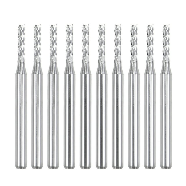 Uxcell 0.79'' Broca de fresado de carburo para CNC 10Pcs 1.9x10mm