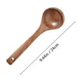 thumbnail image 3 of Leodye 1PCS Wooden Spoons for Cooking, Wooden Spoon Long Handle Wooden Cooking Spoon Mixing spoons Tasting Spoons for Nonstick Cookware, 3 of 6