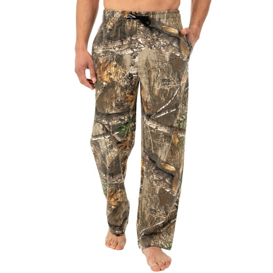 Realtree - Men's Relaxed Fit Camo Fleece Sweatpants - Walmart.com