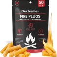 thumbnail image 2 of Fire Plugs Waterproof Fire Starter for Campfires, Emergencies, Survival, Fire Pits, Grills | 5+ Minute Burn | All Natural | Made in North America, 2 of 5