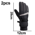 thumbnail image 2 of Guantes de esquí de invierno para hombres y mujeres para montar al aire libre, impermeables, antideslizantes, pantalla táctil, cálidos. MFZFUKR CPB-US-XD367-1, 2 of 5