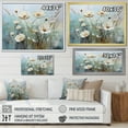 thumbnail image 4 of Designart "Meadow Of Spring I" Floral Floater Framed Wall Art Living Room, 4 of 7