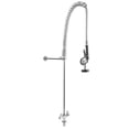 thumbnail image 4 of Kitchen Faucets with Pull Down Sprayer, G1/2 Vertical Faucet Commercial Kitchen Sink Faucet Sink Mixing Tap Bar Counter Accessory, Commercial Faucet with Pre Rinse, 4 of 7