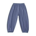 thumbnail image 1 of GDREDA Pantalons Longs en Coton Doux pour Bébés Garçons Filles (Bleu, 2-3 Ans), 1 of 3