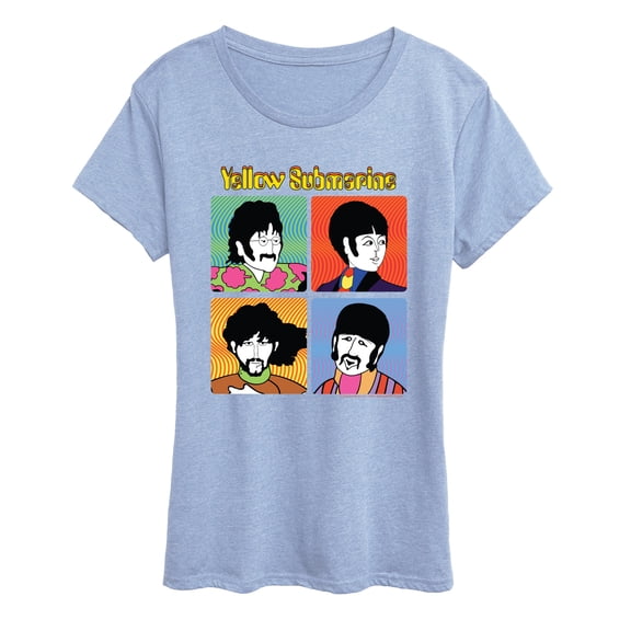The Beatles - Trippy Times - Women's Short Sleeve Graphic T-Shirt