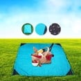 thumbnail image 2 of Pocket Camping Blanket Lightweight Waterproof Beach Picnic Blanket for Outdoor Activities(Blue), 2 of 5