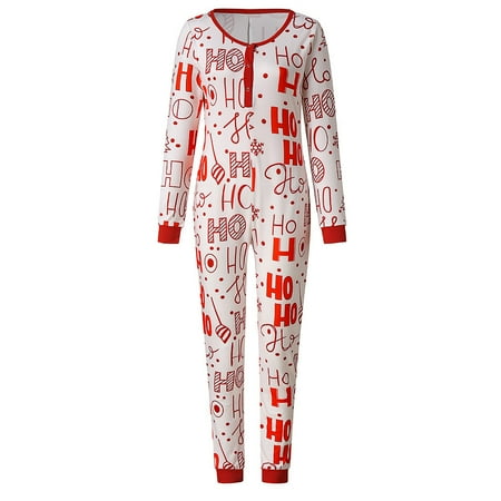 

Women s Christmas Pajamas Onesie Comfy Bodycon Bodysuit Long Sleeve One Piece Jumpsuit Rompers PJs Loungewear