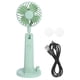 thumbnail image 1 of Enfriador recargable por USB de 3 velocidades para enfriar en movimiento, ventilador portátil de mano verde con espejo, 1 of 8