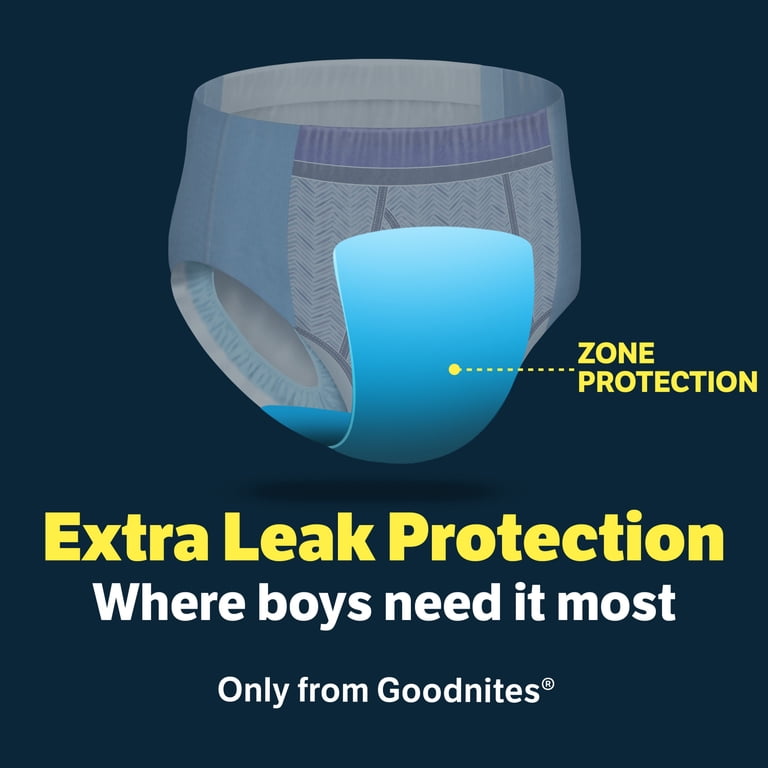 Goodnites Boys Absorbent Disposable Nighttime Bedwetting Underwear