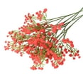 thumbnail image 2 of Baby Breath Artificial Flowers, 1 Pc Fake Babys Breath Gypsophila Flowers, Realistic Faux Flowers, Bouquet Flores Artificiales Decoracion for Wedding Party Home Decoration, 9x20.47 Inch, Red, 2 of 9