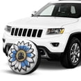 thumbnail image 2 of KAKALAD Sunflower Flag Spare Tire Cover Universal Vehicle Accessories Buckle Car Tools 17”in, 2 of 6
