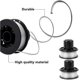 thumbnail image 3 of Carrete de repuesto Black + Decker para recortadora de césped, bobina de huelga de tierra de línea de nailon transparente de alta resistencia Shibaod kaili Sencillez, 3 of 5