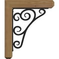 thumbnail image 3 of 3 1/2"W x 14"D x 16"H Tristan Craftsman Ironcrest Smooth Bracket, Western Red Cedar (1 1/2"W x 10"D x 12"H Iron Bracket), 3 of 5