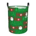 thumbnail image 2 of Goofa Cute Santa Printed Circular Hamper,Laundry Basket with Handles,Storage Baskets Foldable,Large Capacity Laundry Hamper-Medium, 2 of 8