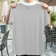 thumbnail image 5 of pstuiky camisetas de hombre, Camisa informal lisa de moda para hombre, cuello redondo, manga corta camisas casuales para hombre xl, 5 of 5