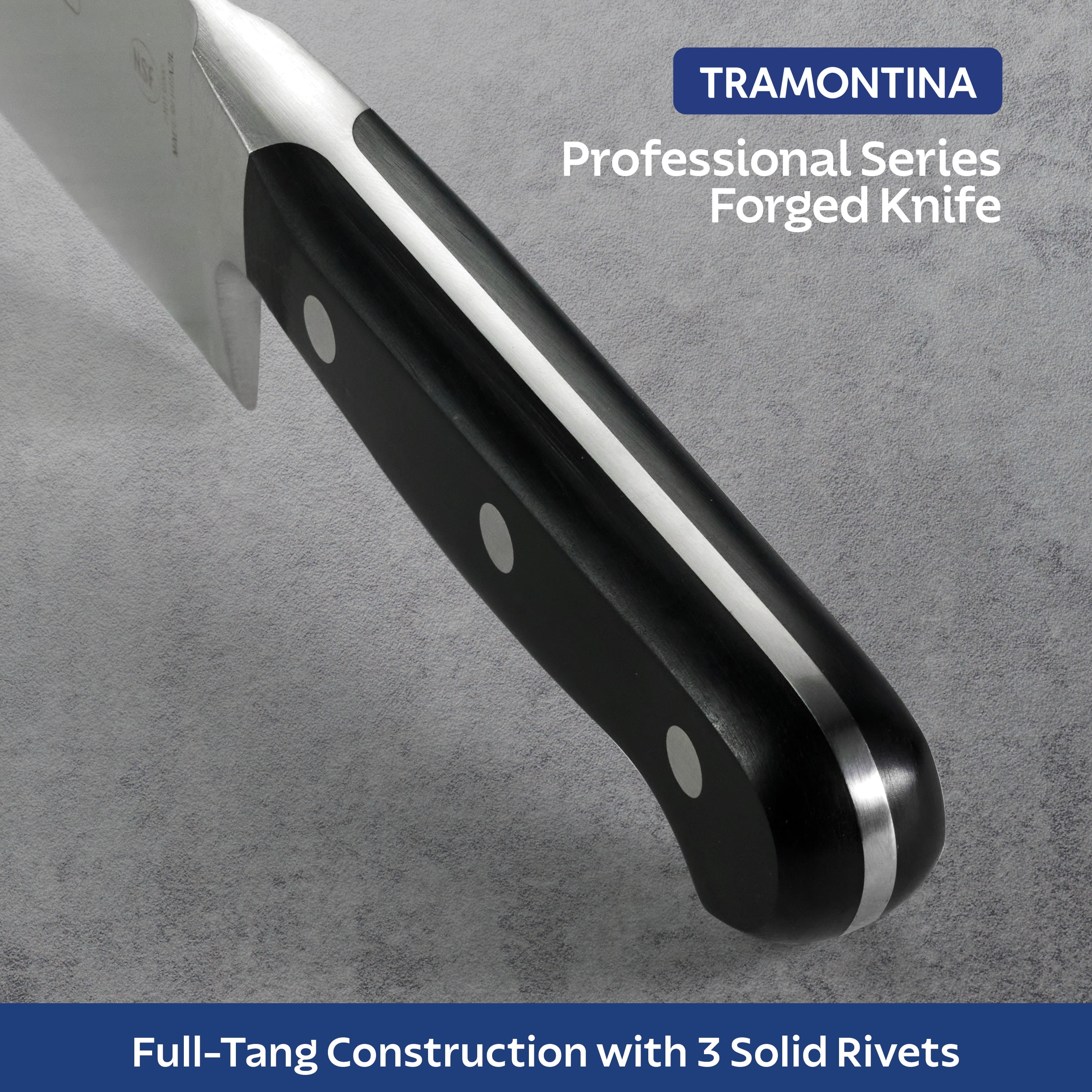 Tramontina Pro Series 3-Piece Cutlery Set – 8-inch Chef’s Knife, 6-inch Utility Knife, 4-inch Paring Knife