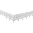 thumbnail image 3 of Meridian Furniture Nizuc White Outdoor Patio Modular Sectional, 3 of 9