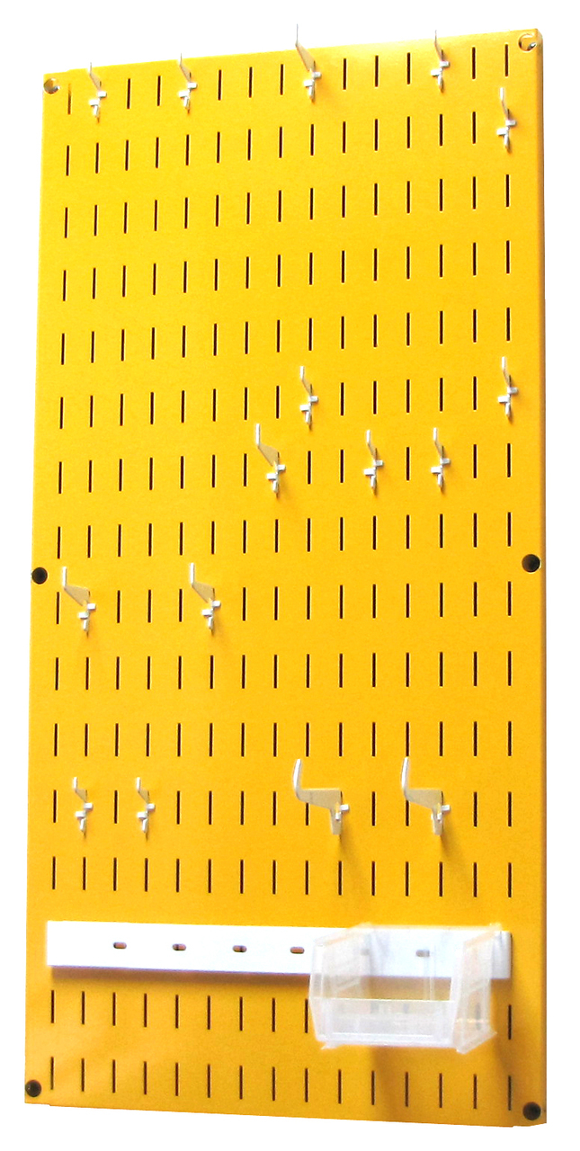 Jewelry Organizer Wall Hanging Jewelry Holder Necklace Rack - Yellow Wall Mounted Jewelry Organizer System