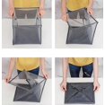 thumbnail image 3 of Panier à Linge Portable Pliable en Maille pour Lavage et Rangement (Noir), 3 of 5