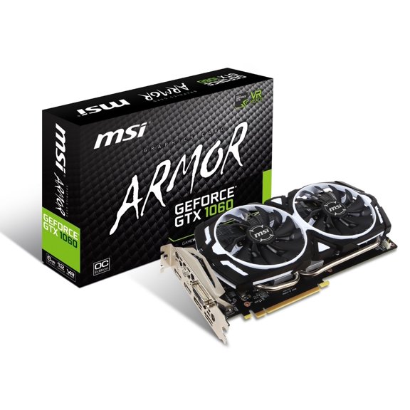 Tarjeta gráfica MSI GAMING GeForce GTX 1060 6 GB GDDR5 192 bits