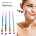 thumbnail image 3 of Kit de Cepillos de Maquillaje, 4pcs Profesional Impermeable Con Estilo Fácil de Transportar Juego de Cepillo de Maquillaje No Irrite Con Bolsa de Silicona para TODO TUpo, 3 of 7