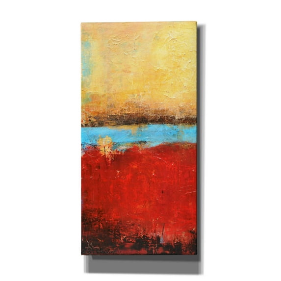 Epic Graffiti 'Golden Dawn I' by Erin Ashley, Canvas Wall Art, 30"x60"
