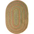 thumbnail image 1 of Rhody Rug KA53R036X060 Katie 3 x 5 ft. Multi Indoor-Outdoor Oval Braided Rug, Camel, 1 of 1