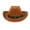 Brown, variant on SILVERCELL Studded Cowboy Hat Cowboy Costume Decorations Western Dress Up Accessories Cowboy Hat